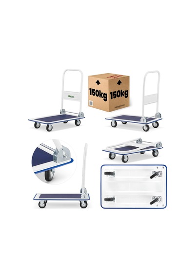 Profesyonel Katlanabilir Paket Ve Koli Taşıma Arabası 150 Kg