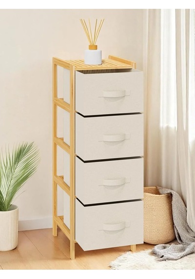 Digithome Bambu 4 Çekmeceli Dolap Organizer Çok Amaçlı Düzenleyici Şifonyer Db-0014 Çok Renkli Digithome Bambu 4 Çekmeceli Dolap Organizer Çok Amaçlı Düzenleyici Şifonyer Db-0014 Çok Renkli