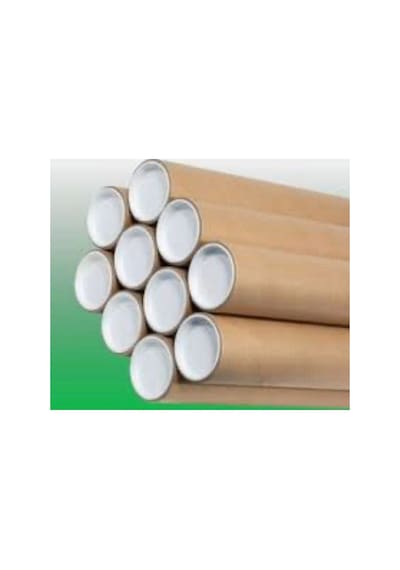 Postüp Kapaklı Silindir Kutu 5 X 36 Cm Karton Rulo Tüp Poster, Afiş, Harita Kutusu 1 Adet Diğer