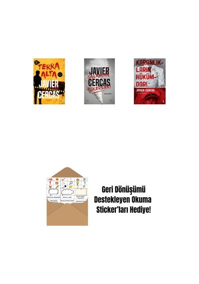 Terra Alta + Salamina Askerleri + Karanlıkların Hükümdarı + Okuma Sticker'ları