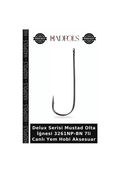 Delux Serisi Mustad Olta İğnesi 3261np-bn 7li Canlı Yem Hobi Aksesuar No:2-0