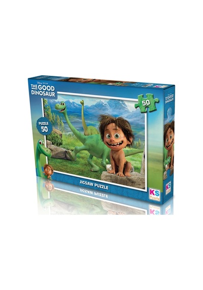 Eğlenceli Dinozor Temalı 50 Parça Puzzle
