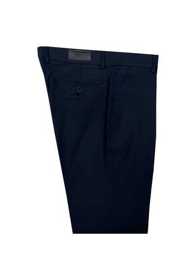 Classics Men Caserta Klasik Fit Likralı Erkek Kanvas Pantolon - 7516 Lacivert