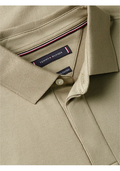 Tommy Hilfiger Hıdden Placket Reg Polo Erkek Yeşil Polo - Mw0mw41513