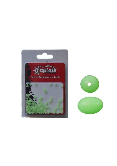 Captain Glow Oval Çapari Ve Takım Boncuğu 100'Lü Paket