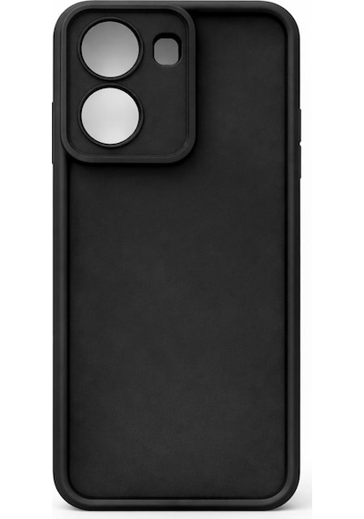 Mi Redmi Turbo 4 Ve Poco X7 Pro Uyumlu Kamera Çıkıntılı Mat Silikon Telefon Kılıfı Siyah
