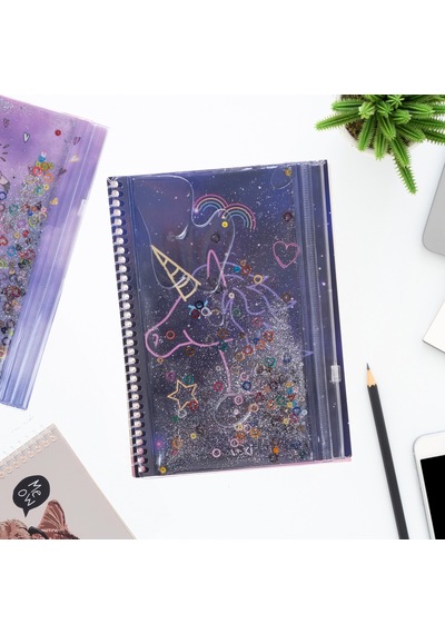 Vukı Sulu Kapaklı A5 Defter Unıcorn Vk-0109-01