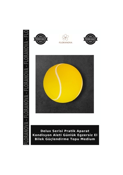 Delux Serisi Pratik Aparat Kondisyon Aleti Günlük Egzersiz El Bilek Güçlendirme Topu Medium