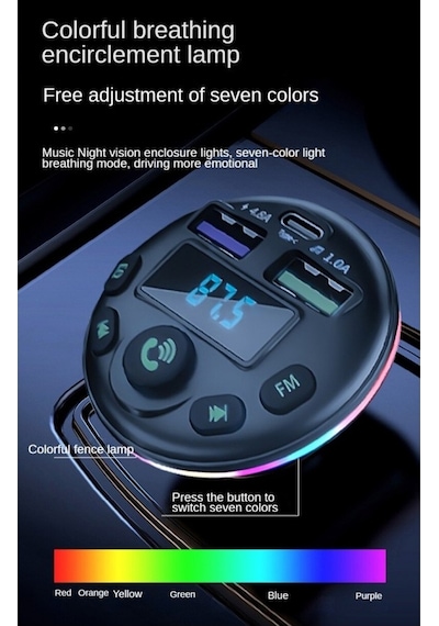 Torima G14 Bluetoot Fm Transmitter Fm Verici 36w Pd Giriş Type C- Microusb -lightning Şarj Girişi Torima G14 Bluetoot Fm Transmitter Fm Verici 36w Pd Giriş Type C- Microusb -lightning Şarj Girişi