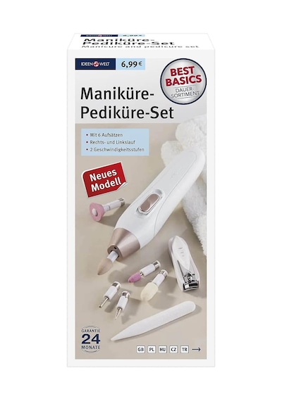 Ideenwelt Manikür Ve Pedikür Seti Rose Gold 1 Adet