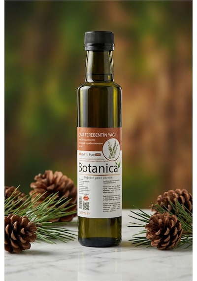 Botanica %100 Saf Çam Terebentin Yağı Vücut Masajı Ağrı Rahatlatıcı Doğal Bitkisel Ekonomik Boy 250 Ml 250 ML