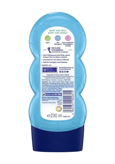 Bübchen Çocuk Şampuan&duş Jeli 2 İn 1 Pokemon Schiggy 230 Ml