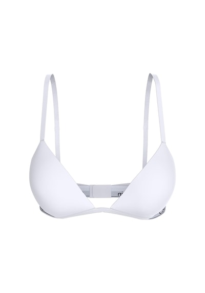 Calvin Klein Hafif Dolgulu Derin Dekolteli Beyaz Sütyen-16407