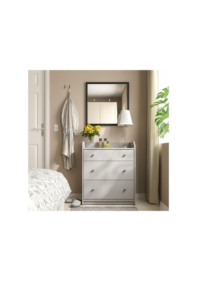 Ikea Nyponbuske Duvar Aynası 65x65 Cm Siyah
