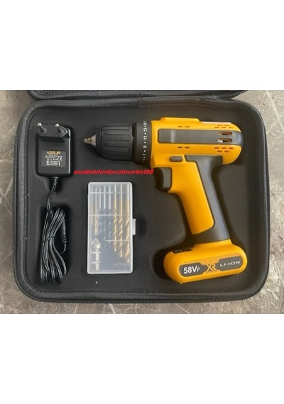 Assur Pro Akülü Matkap Şarjlı Matkap 12volt 58vf Süper Özel Seri Matkap