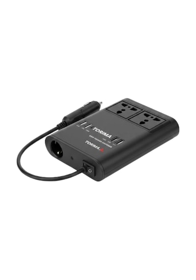 Mey İthalat Araç İçin 12v 24v Güç Dönüştürücü 220v Priz Ve Usb Portlu