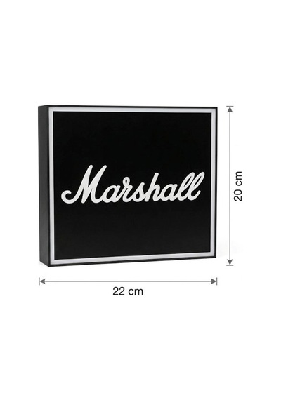 Marshall Tasarımlı Dekoratif Aydınlatma Gece Lambası 22x20cm Çok Renkli