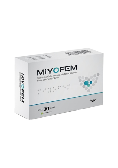 Miyofem Egcg Resveratrol 30 Vegan Kapsül