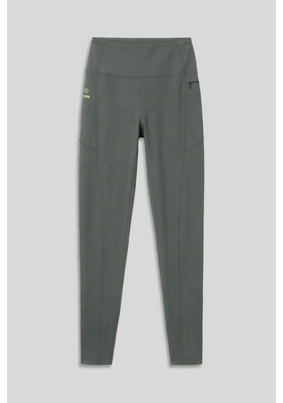 Tommylife Haki Esnek Standart Fit Performans Kadın Tayt - 94667 Haki