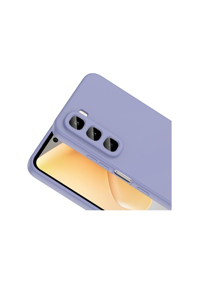 Maks Technology İnfinix Hot 60i 4g Kılıf Mkst Mara Lansman Kapak - Lila