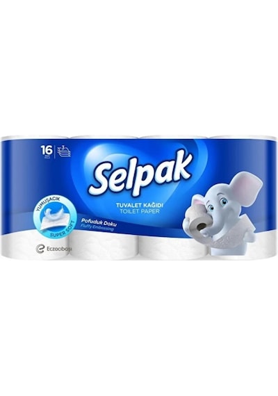 Selpak Hijyen Tuvalet Kağıdı 3 Katlı 16'lı
