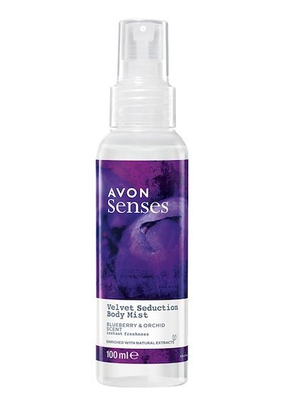 Avon Velvet Seduction Yaban Mersini ve Orkide Kokulu Vücut Spreyi 100 ML
