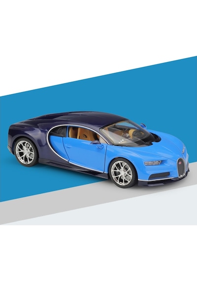 Welly Bugatti Chiron Mavi 1:24 Model Araba