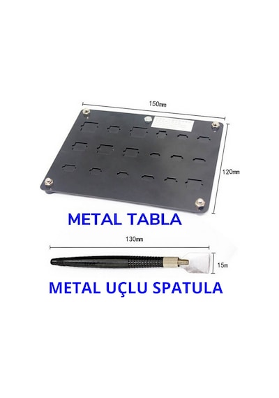 9 Parça Anakart Bga Pcb Bord Tutucu Entegre Kalıplama Metal Stand