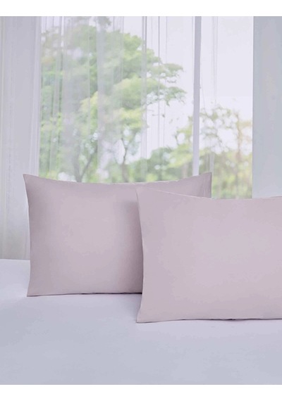 Özdilek Colourist Ranforce 2li Yastık Kılıfı 50x70 -pudra