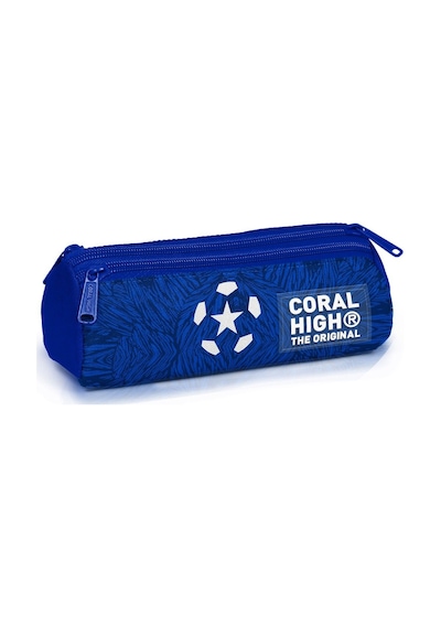 Coral High Mavi Beyaz Erkek Çocuk Üç Gözlü Kalemlik Çok Renkli