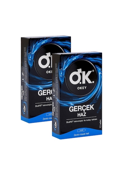 Okey Gerçek Haz Prezervatif 2 x 12'li