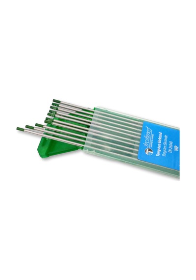 3,2 Mm Wp Yeşil-saf Tungsten Elektrot 175 Mm Trafimet Adet Fiyatı