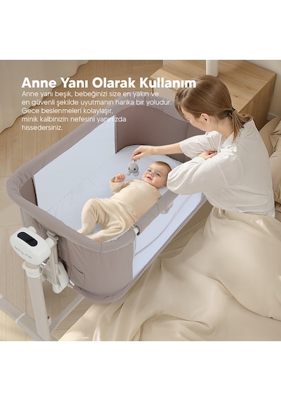 Huggy Swing Me Akıllı Beşik/anne Yanı Oyun Parkı Ve Portbebe