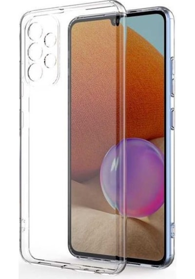 Samsung Galaxy A32 4G Uyumlu Kamera Korumalı 3D Şeffaf Silikon Kılıf 544639497