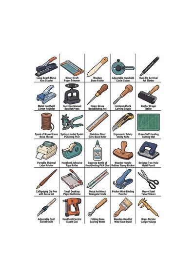 30 Adet Ciltleme Ve Atölye Sticker Seti - Laptop, Defter, Ajanda İçin Çok Renkli