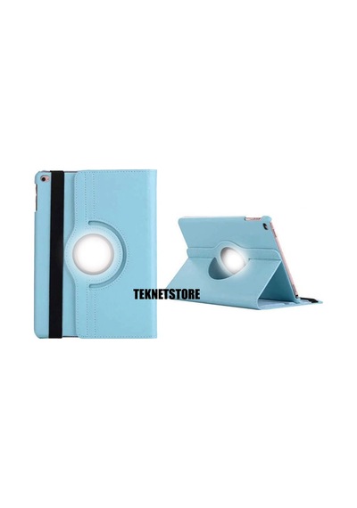 Apple Uyumlu iPad, 9. Nesil 2021 10.2 Inç Tablet Standlı 360 Dönebilen Deri Kılıf Leather Case Tam Kılıf