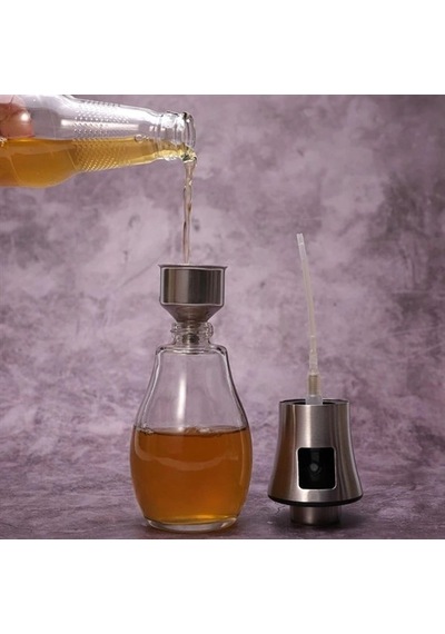 Çok Amaçlı Spreyli Sızdırmaz Cam Şişe Yağdanlık Limon Sirke Sos Püskürtücü Dağıtıcı Sprey Bx40 Çok Renkli