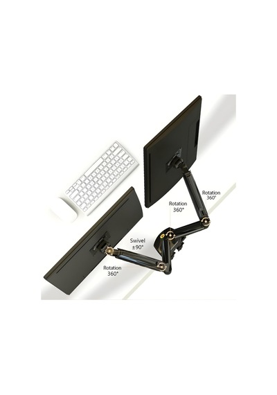 Polotech North Bayou Nb F160 17-32" Çift Kol 2-9 Kg Amortisörlü Monitör Standı