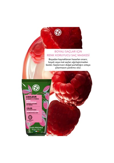 Yves Rocher Renk Koruyucu Saç Maskesi - Boyalı Saçlar / Couleur - Vegan -200ml