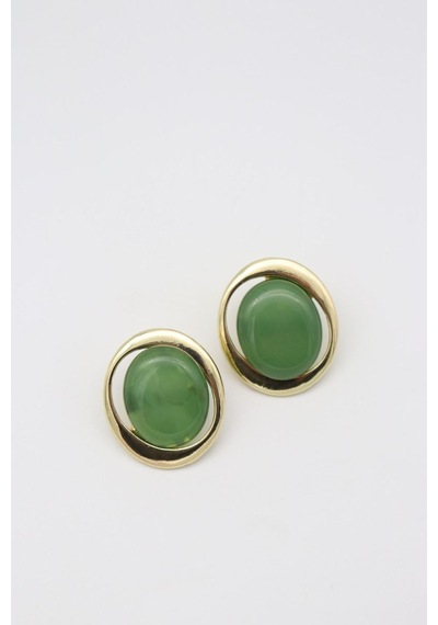Çelik Küpe 14 K-17180 35mm Çok Renkli