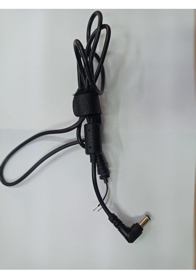 6.5 mm 4.4 mm Sony Uyumlu notebook adaptör tamir kablosu 6.5x4.4 mm L tip 90 derece adaptör tamir kablosu