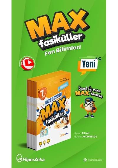 2026 7. Sınıf Fen Bilimleri Max Fasiküller |Aysun Aslan & Bülent Aydınbelge