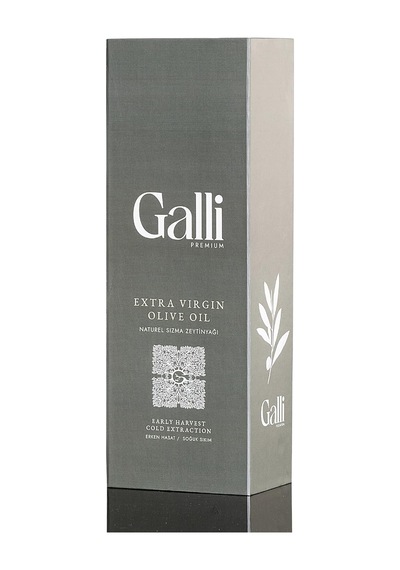 Galli Premium Soğuk Sıkım Natürel Sızma Zeytinyağı 500 Ml Özel Kutu
