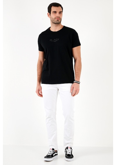 Buratti Pamuklu Slim Fit Bisiklet Yaka Erkek T Shirt 541Follow Siyah Buratti Pamuklu Slim Fit Bisiklet Yaka Erkek T Shirt 541Follow Siyah