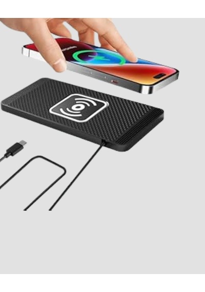 Mey İthalat Manyetik Şarj Pedi 7.5w 10w 15w Hızlı Şarj Kaymaz Tabanlı