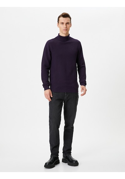 Koton Balıkçı Yaka Kazak Triko Slim Fit Dokulu Uzun Kollu Mor 4wam70032ht 4WAM70032HT348 Mor Koton Balıkçı Yaka Kazak Triko Slim Fit Dokulu Uzun Kollu Mor 4wam70032ht 4WAM70032HT348 Mor