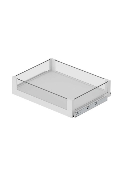 Starax Bağımsız Gizli Raylı Çekmece Frenli Beyaz Modül 45cm S-2333-p-w