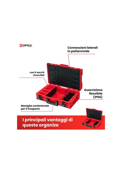 Qbrick System One 200 2.0 Profi Red Takım Çantası