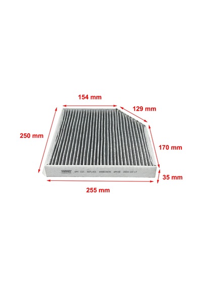 Wunder Bentley Mulsanne 6.8 2009-2020 Karbonlu Polen Filtresi