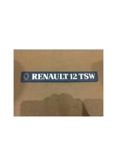 Renault R12 Tsw Bagaj Yazısı 7702128354